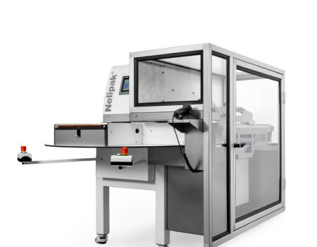 NX-B Rotary Sealer met printstation met Nelipak