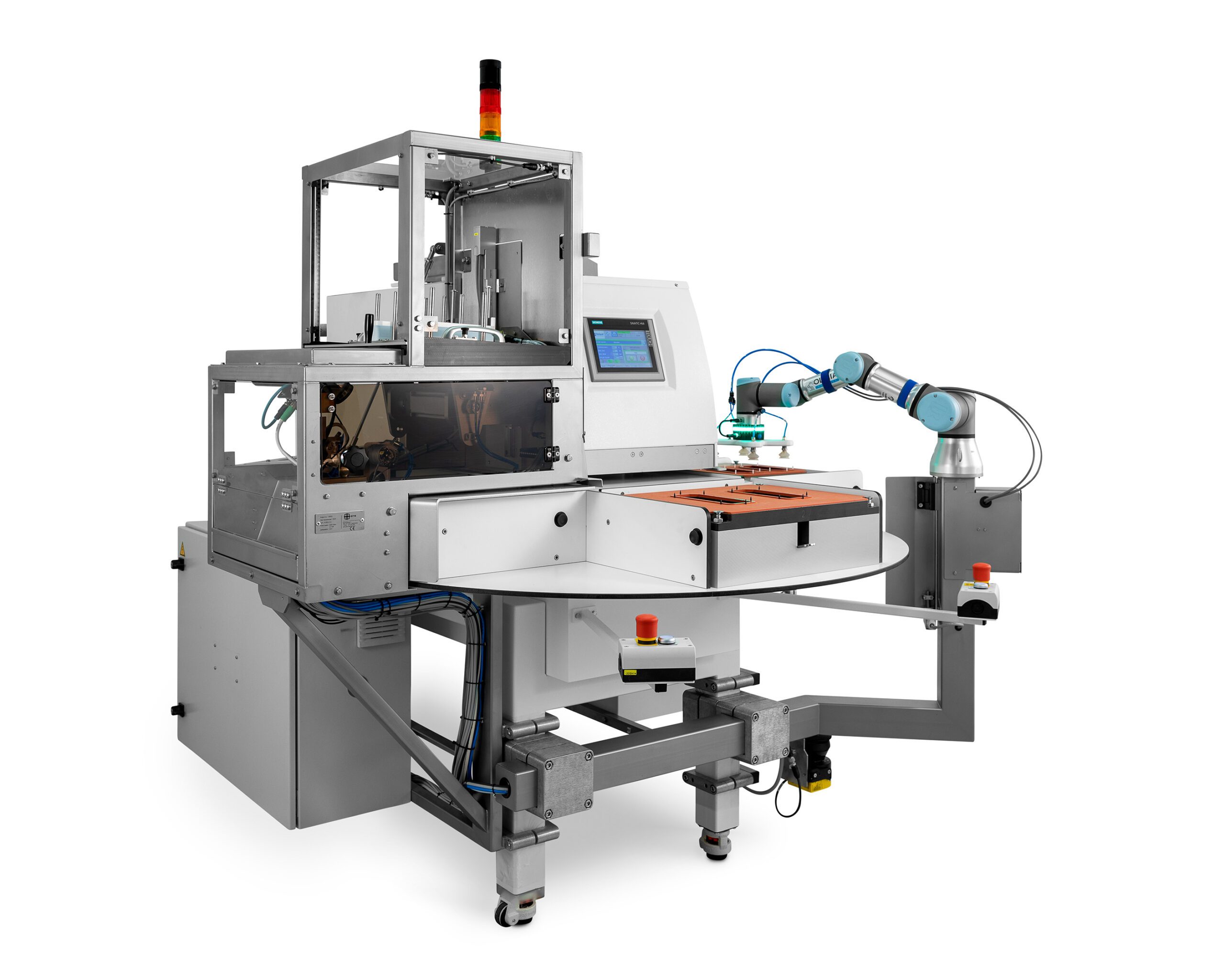 Cobot and automatic sheet dispenser NXB Sealer GTE Engineering