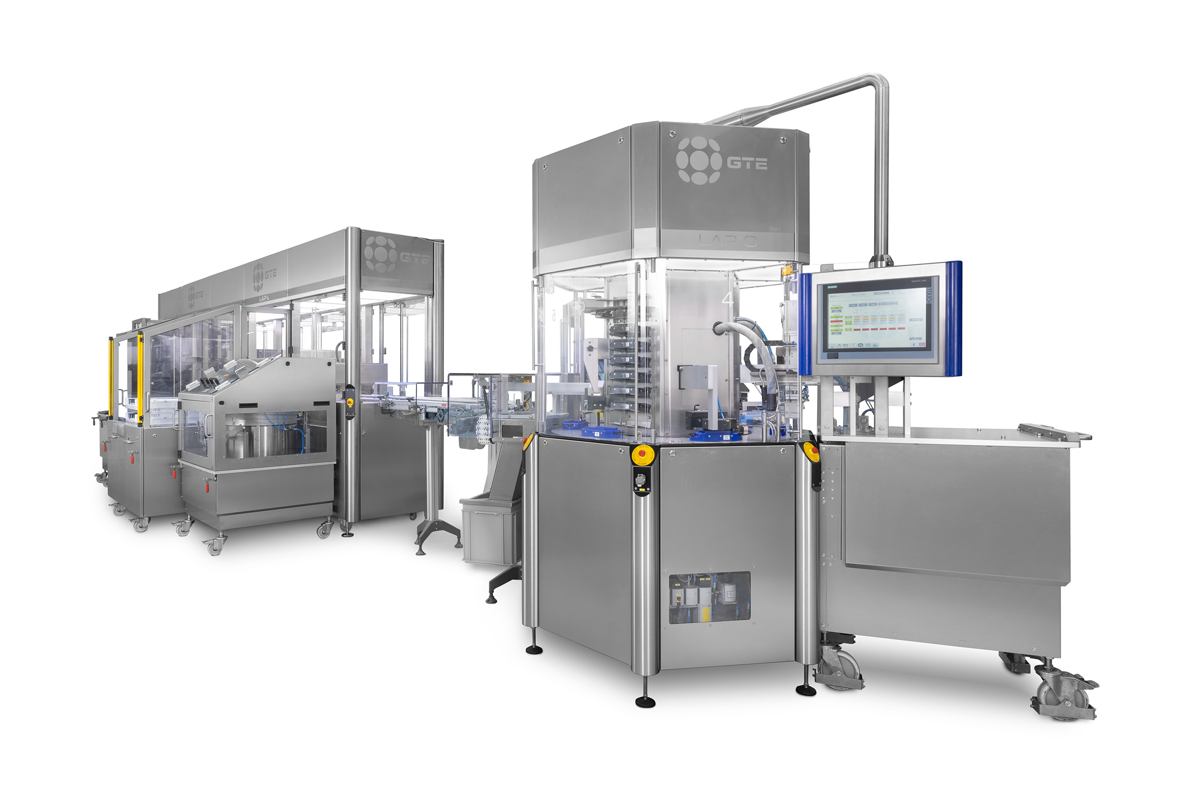 LAP-L and LAP-C; box and partition folding, filling and closing