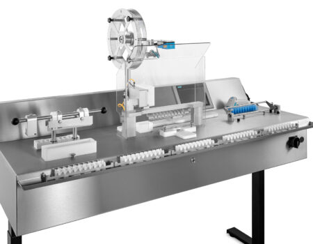 Semiautomatische assemblagemachine oogdruppel-device