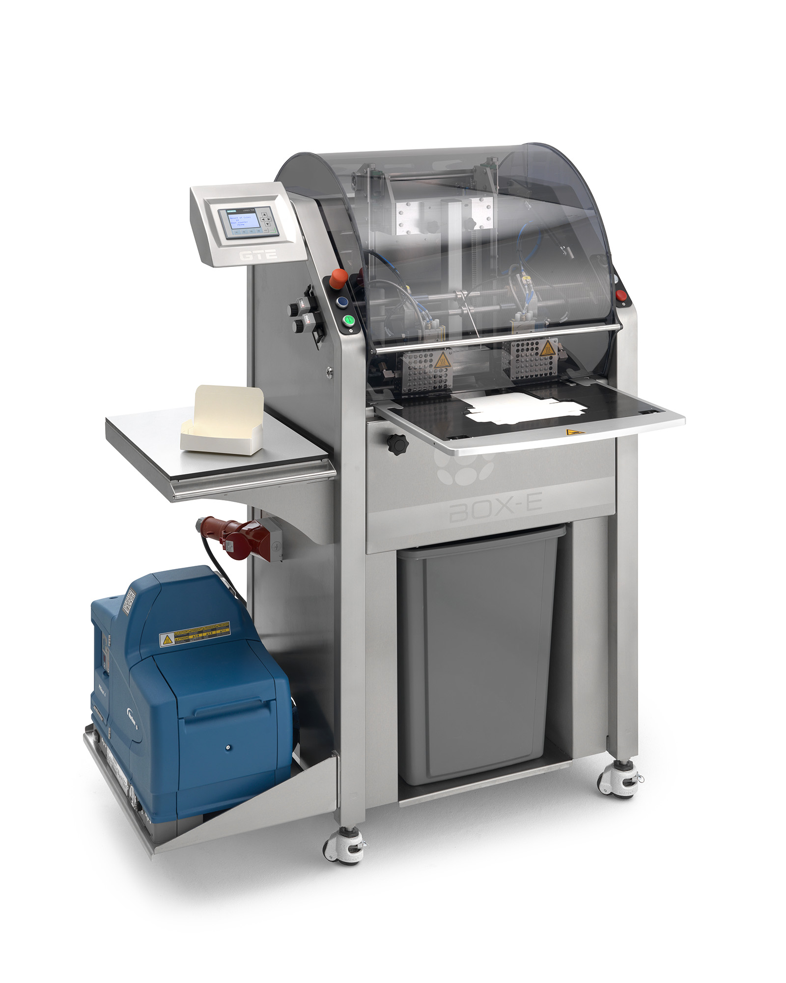 Compact Carton Machine BOX-E: Small Cartoning Machine | Machines | GTE Engineering